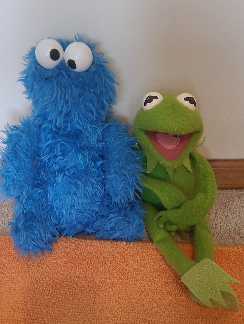Fisher-Price Kermit & cookie Monster Plush